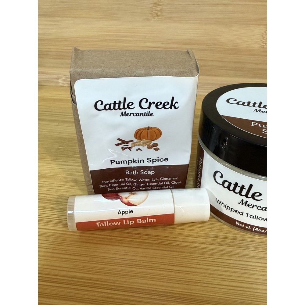 Cattle Creek Mercantile Whipped Tallow Body Butter 4oz, Pumpkin Spice & Apple - Picture 3 of 5